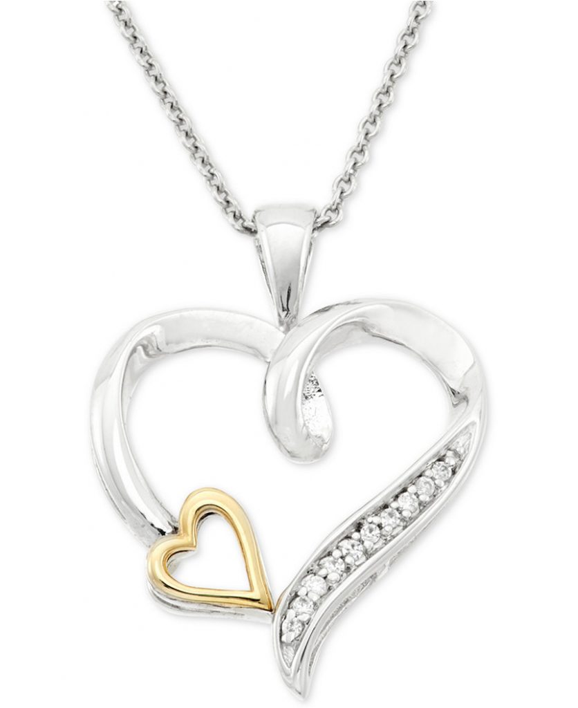 silver-gold-heart-necklace