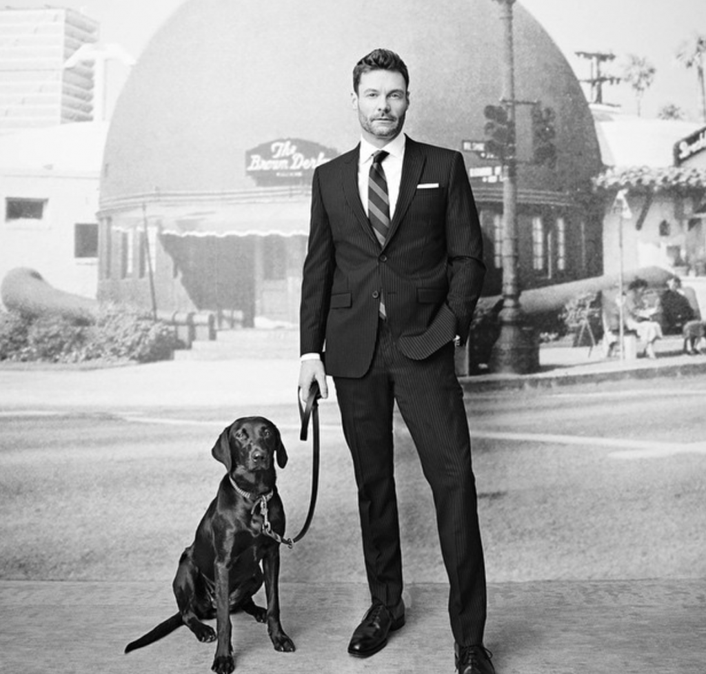 Ryan Seacrest Suit Dog