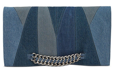 Sam Edelman denim clutch