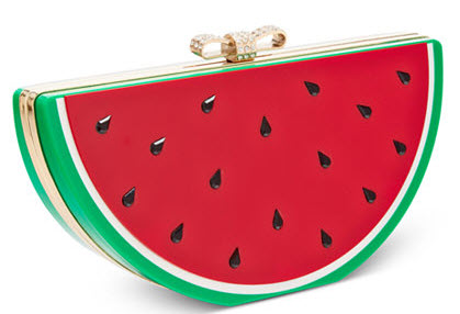 watermelon clutch handbag