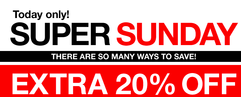 macy's super sunday sale extra 20 off