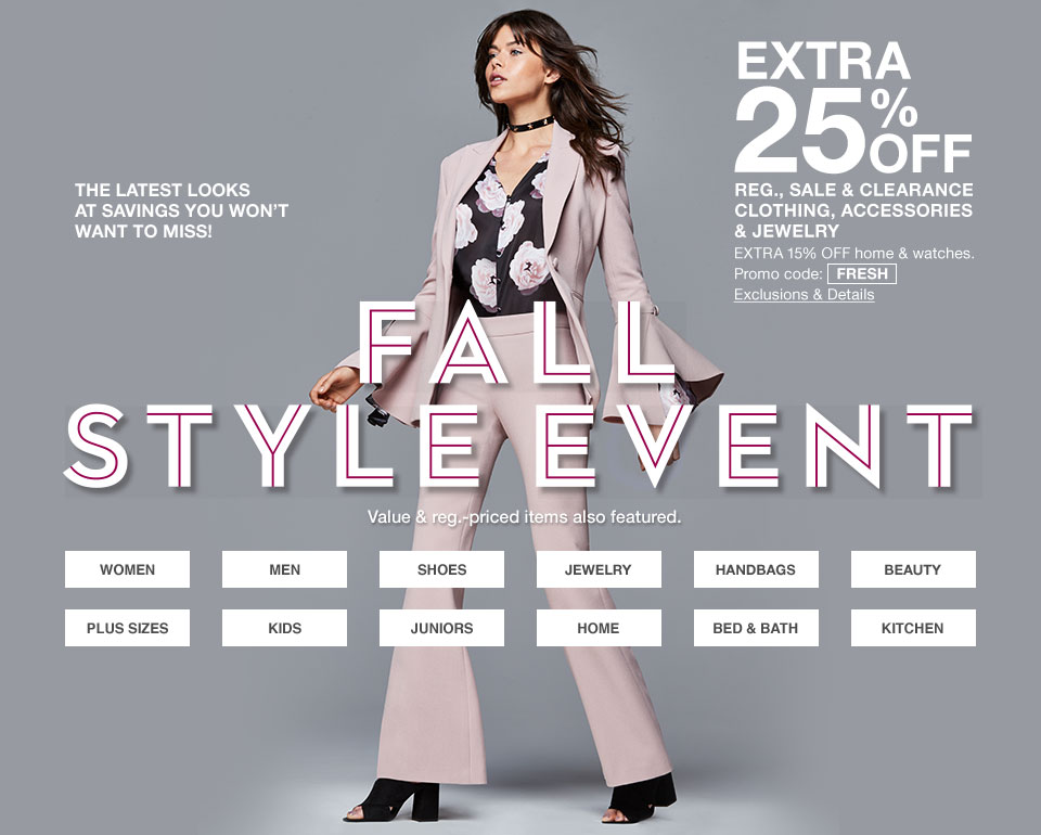 Macy's Fall Style Event Saves You 25 Magic Style Shop