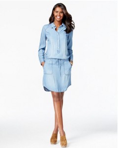 inc denim dress macys