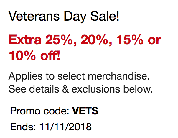 Macy's Veterans Day Sale Savings Pass- extra 20 off