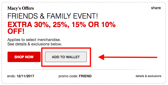 macys friends family coupon