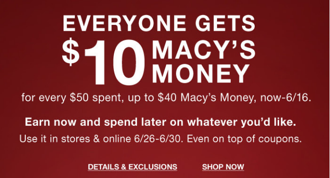 Macy&#39;s Star Money: Earn up to $40 in Reward Cards! | Magic Style Shop