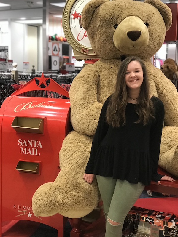 Macy's Believe Kariss bear