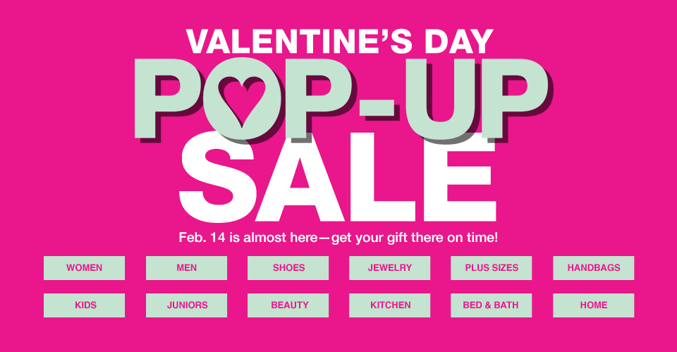 Valentine's Pop-Up Sale