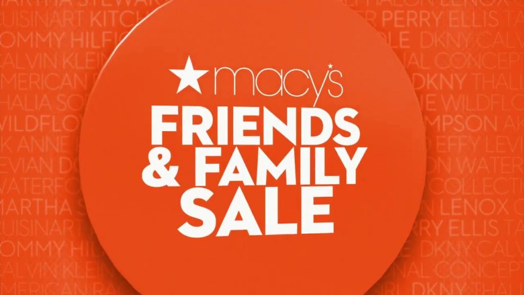 macys friends and family sale