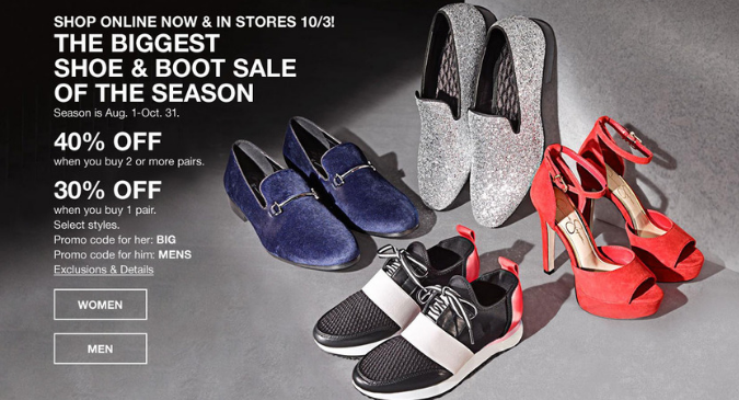 Macy's Biggest Shoe Sale of the Season 