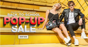 Macy's Back-To-School Pop-Up Sale