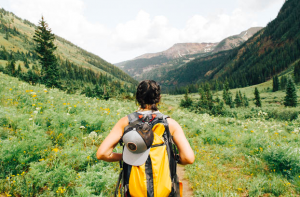 Macy's Woman Hiking