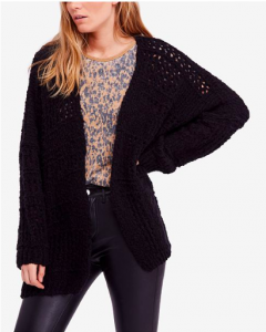 Free People - Saturday Morning Oversized Open-Front Cardigan