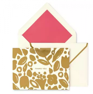 Kate Spade Thank you Card Set