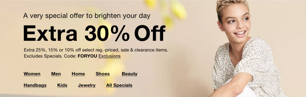 Take 30% Off Just For YOU!