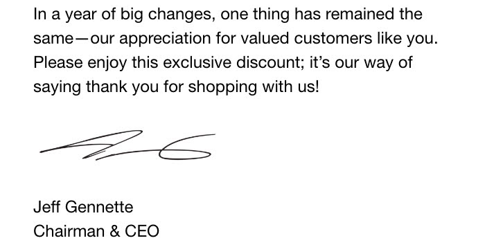 macys ceo thank you sale